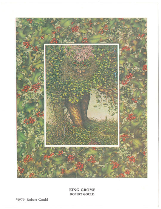 Robert Gould King Grome Promotional Card