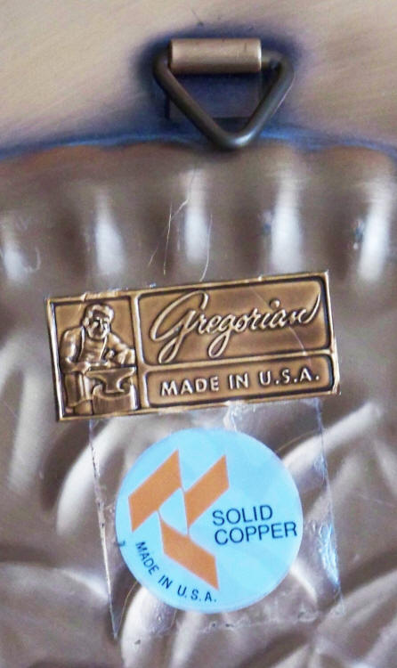 Gregorian Copper Decorative Wall hallmark