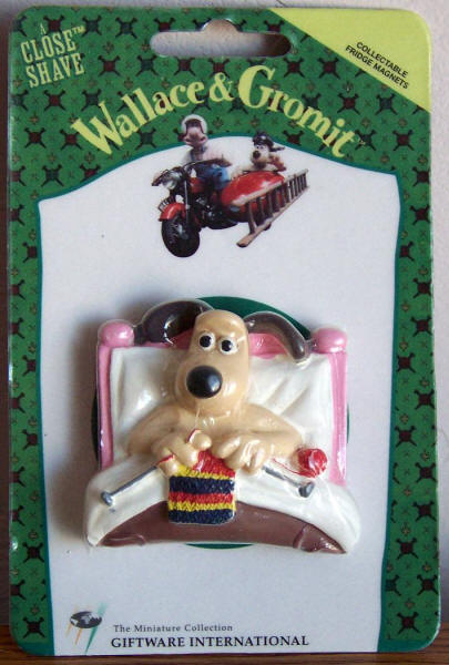 Gromit Kniting 3D Resin Magnet