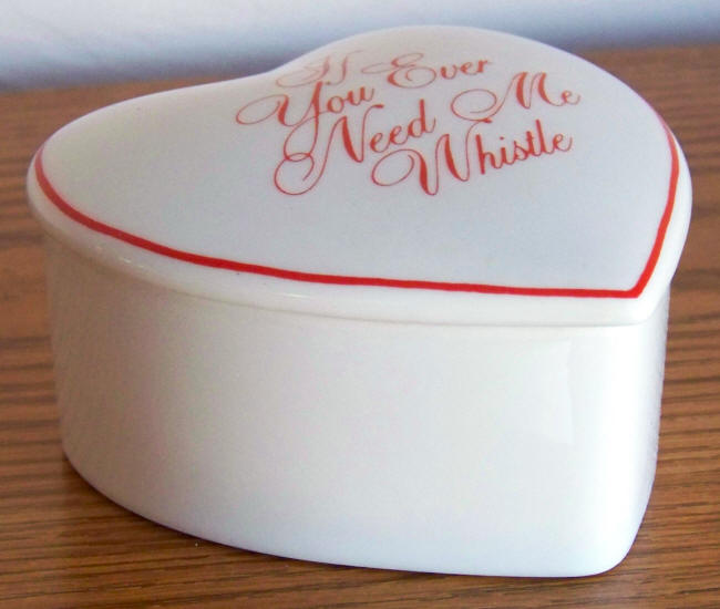 Heart Shaped Ceramic Treasure Box