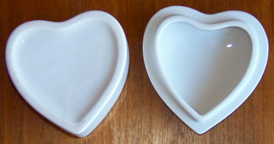 Heart Shaped Ceramic Treasure Box