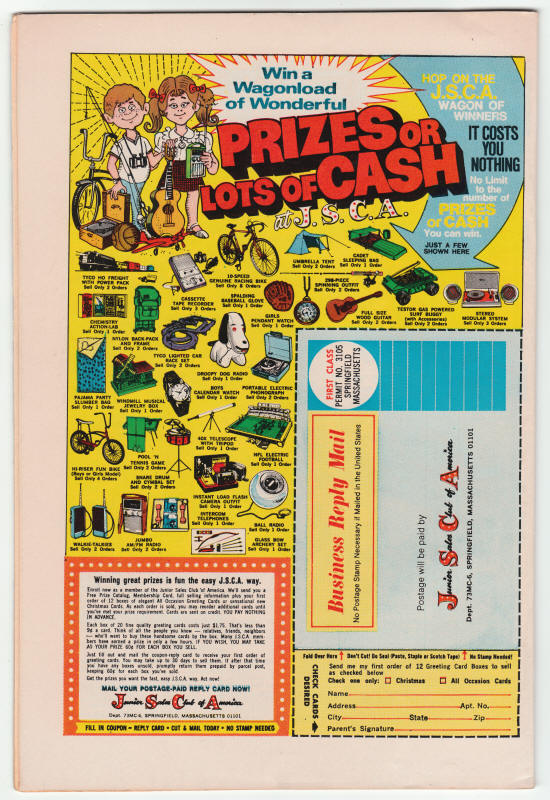 Hero For Hire #13 back cover