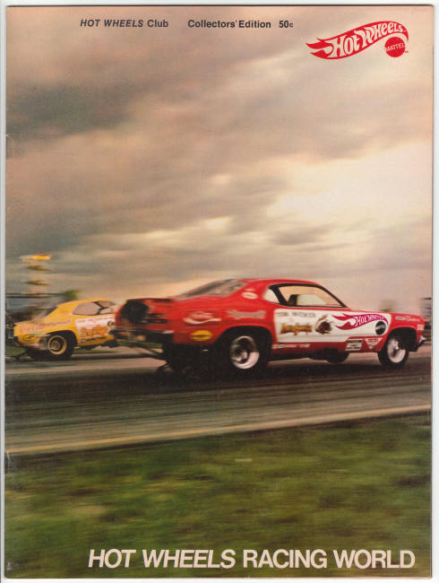 Hot Wheels Racing World 1970 Magazine front cover