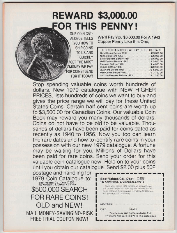 Howard The Duck Magazine #2 back cover