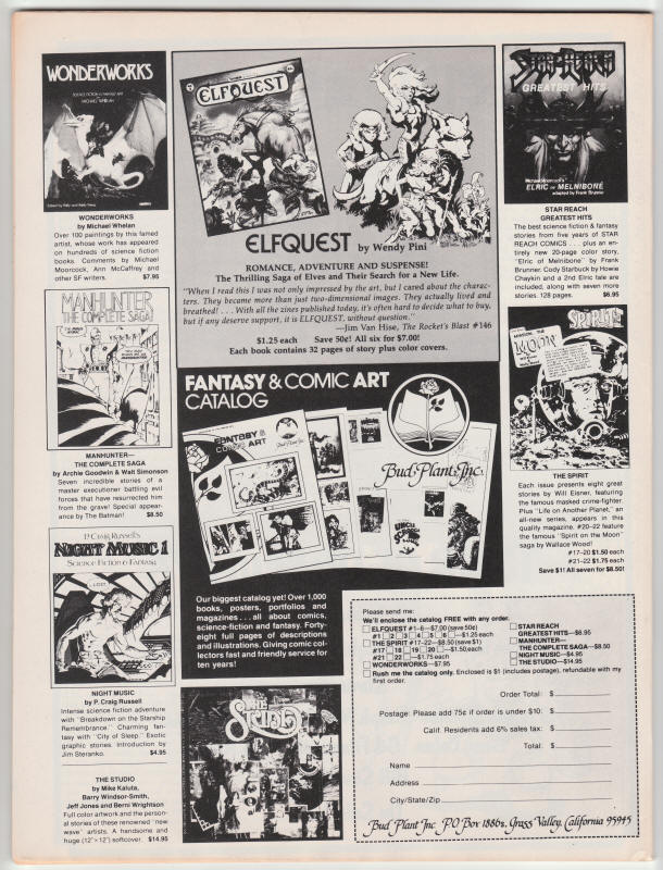 Howard The Duck Magazine #6 back cover