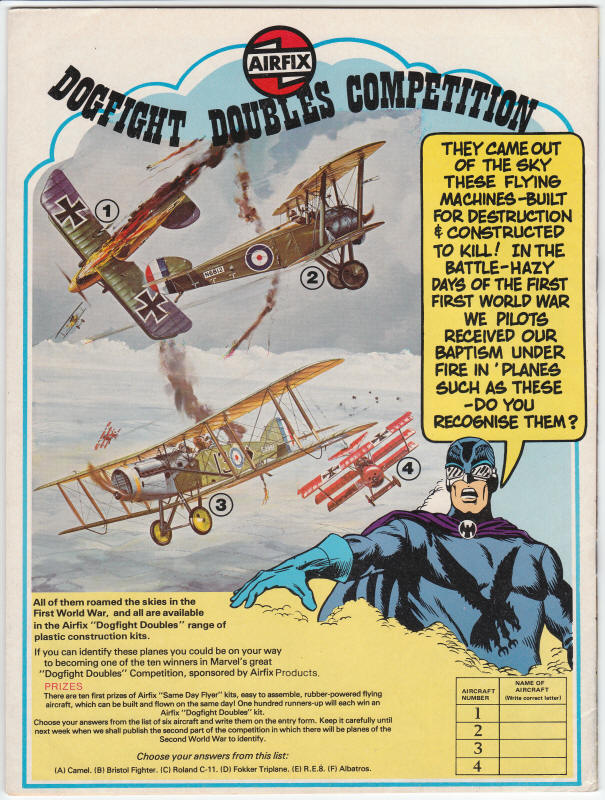 The Mighty World Of Marvel #194 back cover