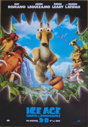 Ice Age Dawn Of The Dinosaurs Promo Poster