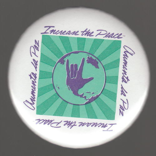 Increase The Peace Button