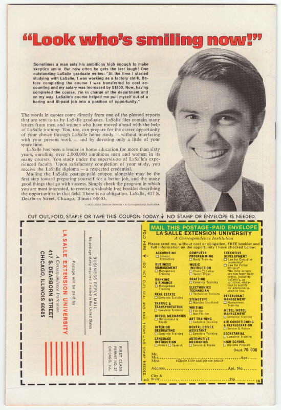 Incredible Hulk #194 back cover