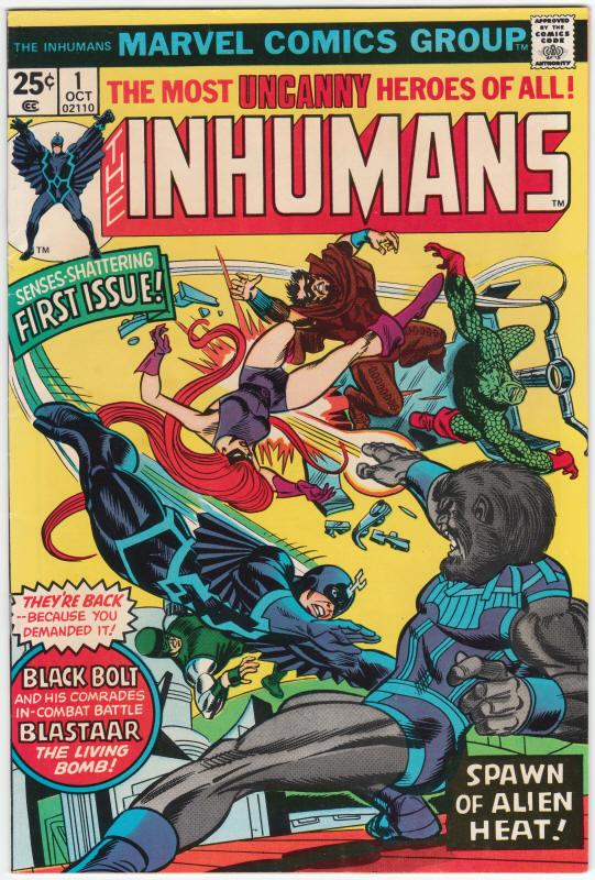 The Inhumans #1 front cover
