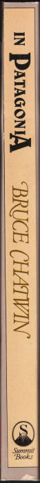 In Patagonia Bruce Chatwin spine