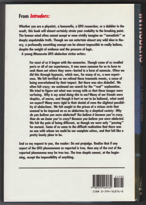 Intruders back cover