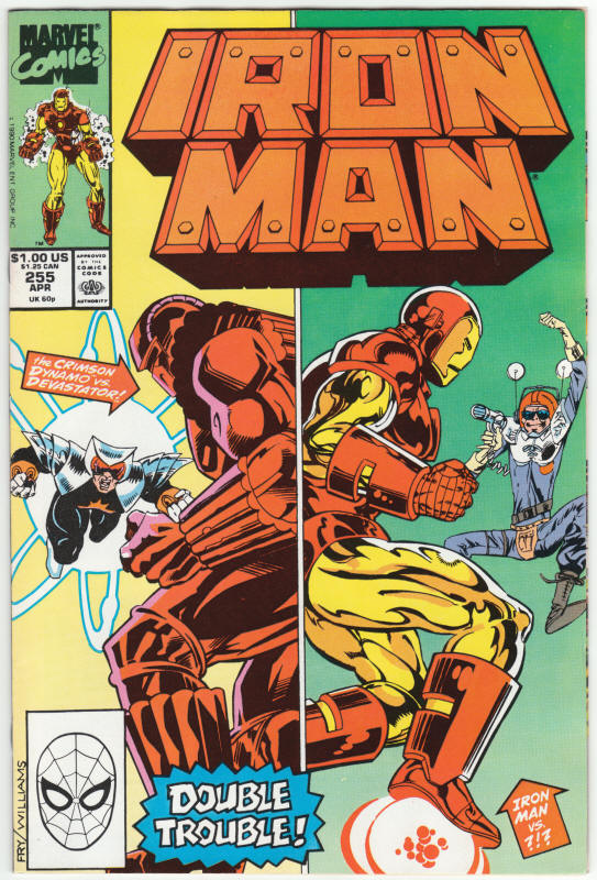 Iron Man #255 front cover
