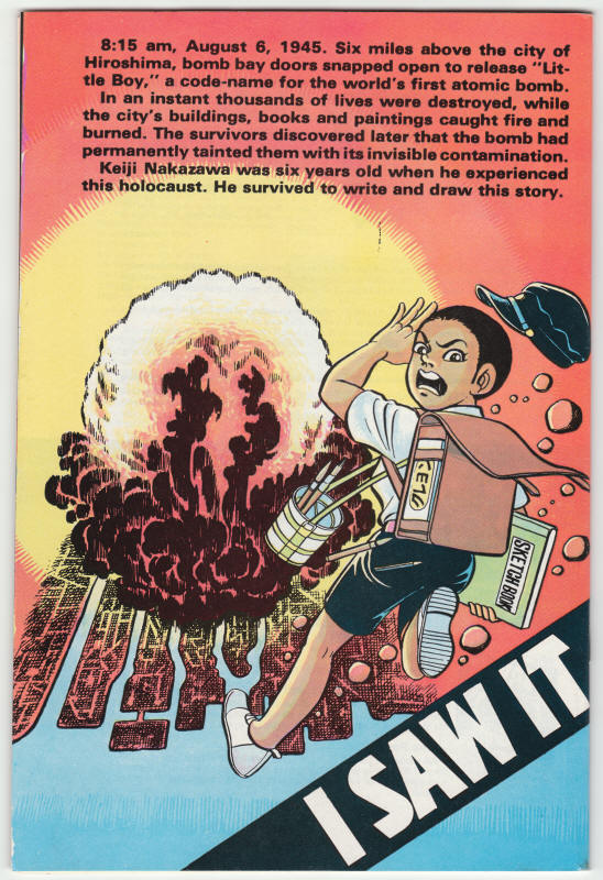 I Saw It back cover