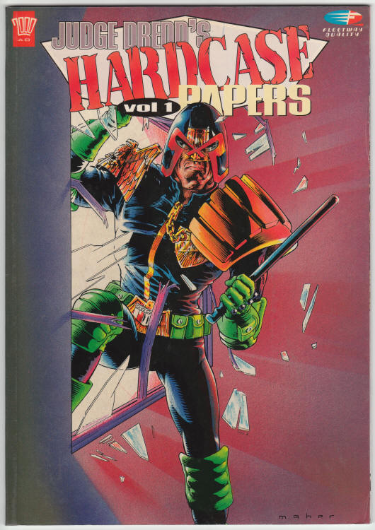 Judge Dredds Hardcase Papers Volume 1 front cover