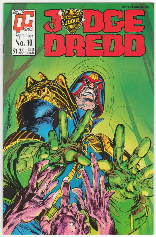 Judge Dredd Volume 2 #10 1986 front cover
