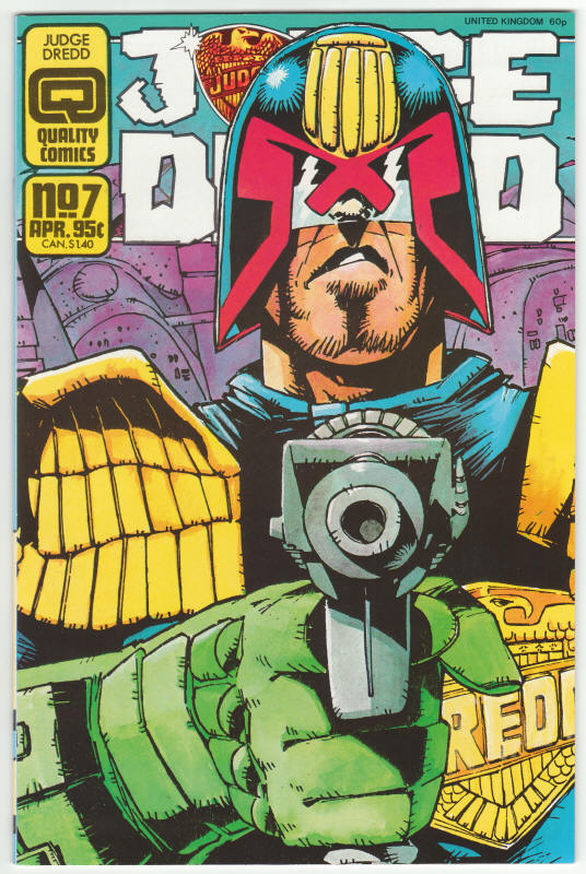 Judge Dredd Volume 2 #7 1986 front cover