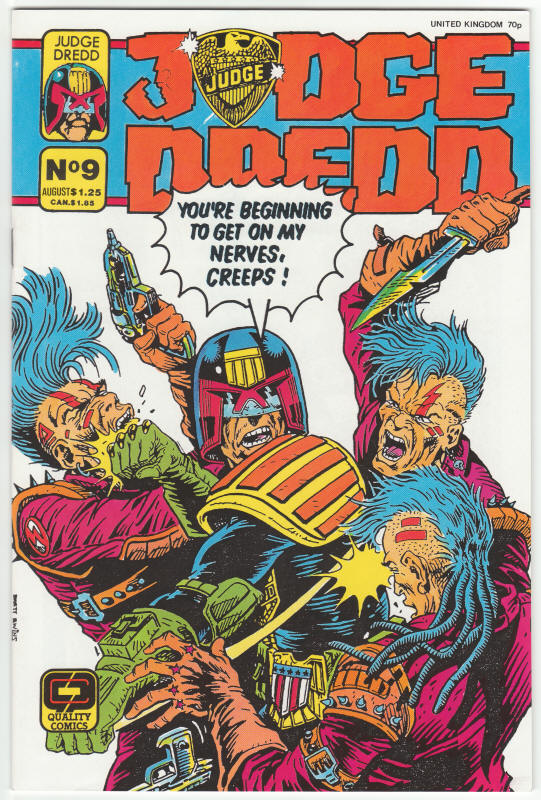 Judge Dredd Volume 2 #9 1986 front cover