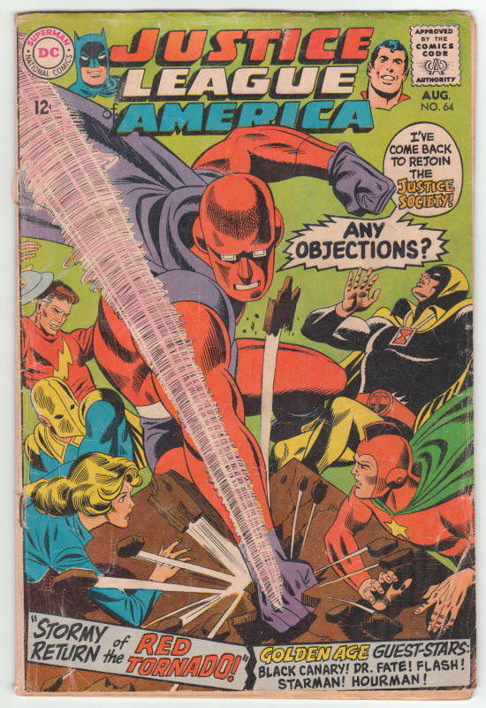 Justice League Of America #64 front cover