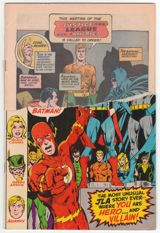 Justice League Of America #89 front cover