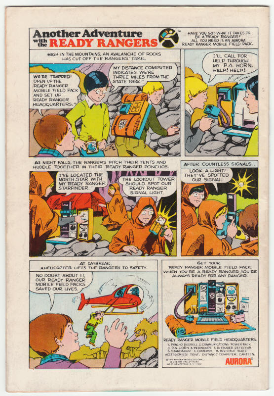 Kamandi #14 back cover