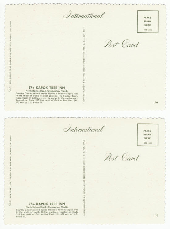 Kapok Tree Inn Post Cards