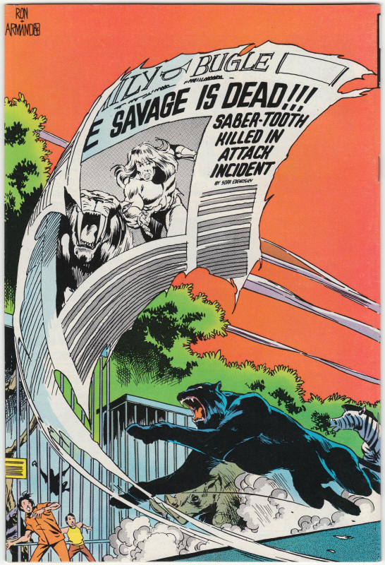 Ka-Zar The Savage #22 back cover