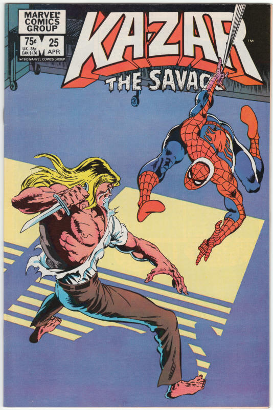 Ka-Zar The Savage #25 front cover