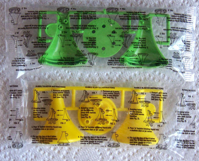 Kelloggs Rocket Bubble Blaster Cereal Premiums