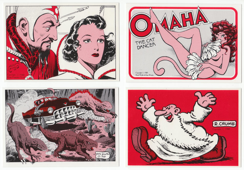1988 Kitchen Sink Press 20th Anniversary Cards