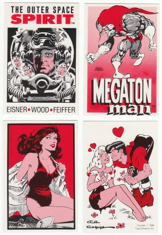 1988 Kitchen Sink Press 20th Anniversary Cards