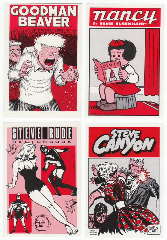 1988 Kitchen Sink Press 20th Anniversary Cards