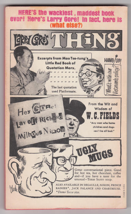 Larry Gores Thing back cover