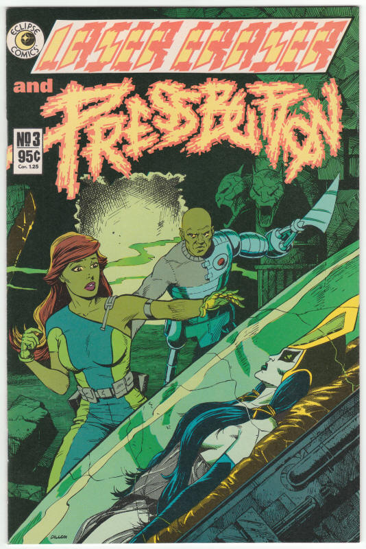 Laser Eraser And Pressbutton #3 front cover
