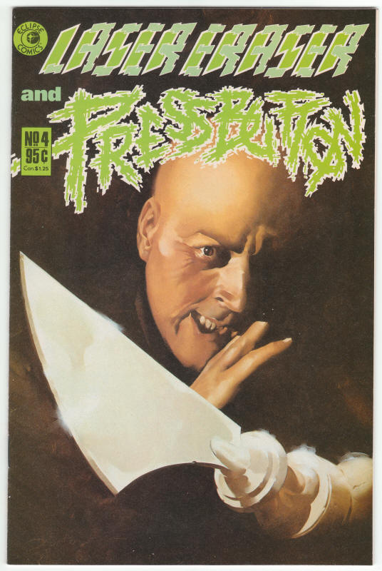 Laser Eraser And Pressbutton #4 front cover
