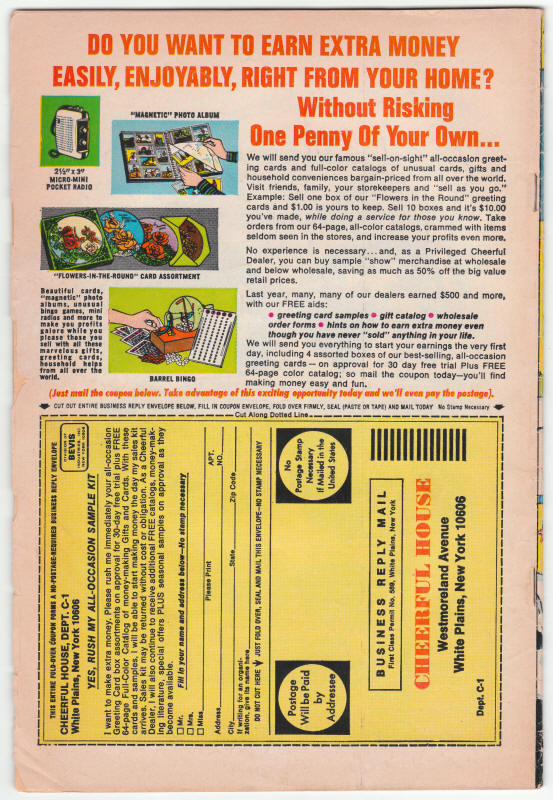 Life With Archie #130 back cover