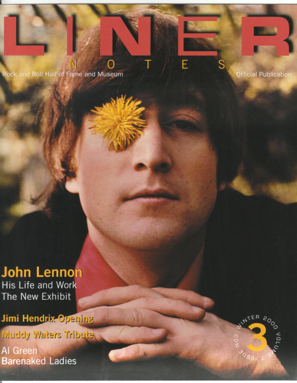 Liner Notes Winter 2000 front cover