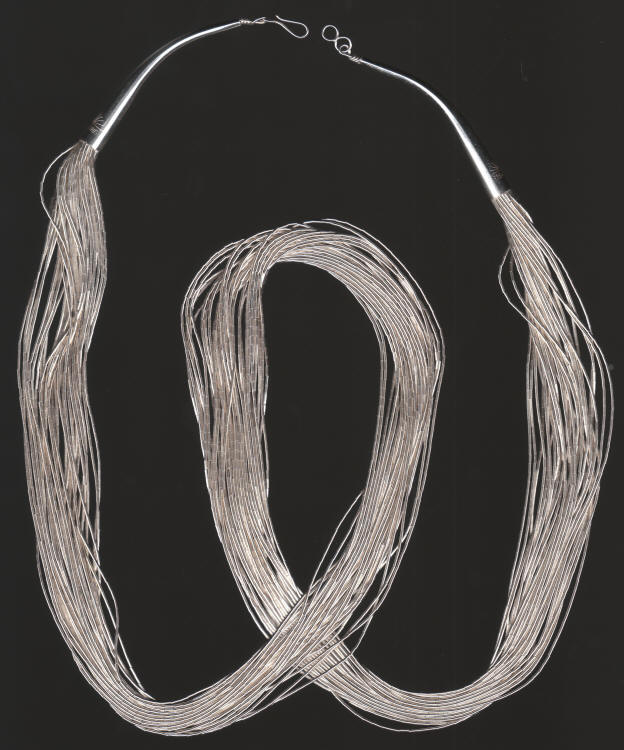 Liquid Sterling Silver Native American Necklace