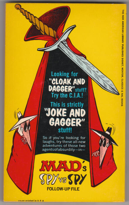 Mads Spy vs Spy Follow up File back cover