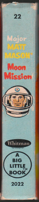 Major Matt Mason Big Little Book 22 spine