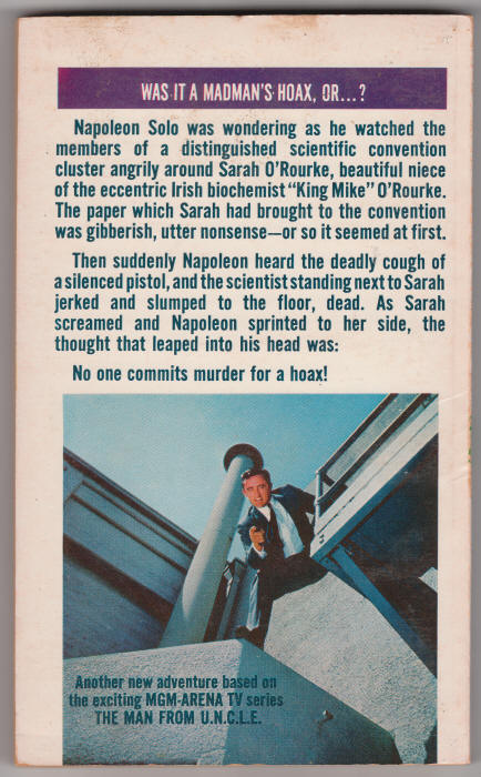 The Man From UNCLE 5 Mad Scientist Affair back cover