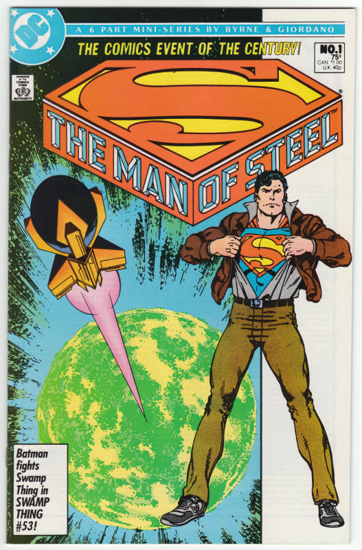 The Man Of Steel #1 regular cover