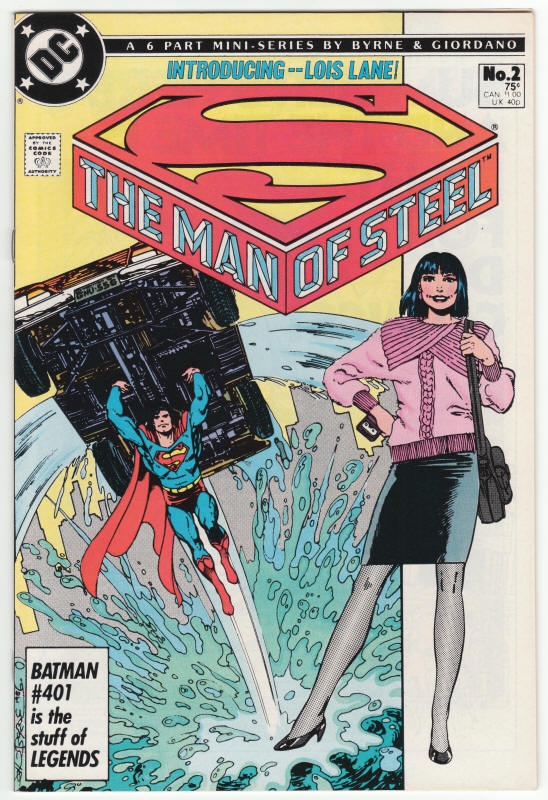 The Man Of Steel #2 front cover