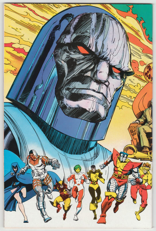 Marvel And DC Present The Uncanny X-Men And The New Teen Titans #1 back cover