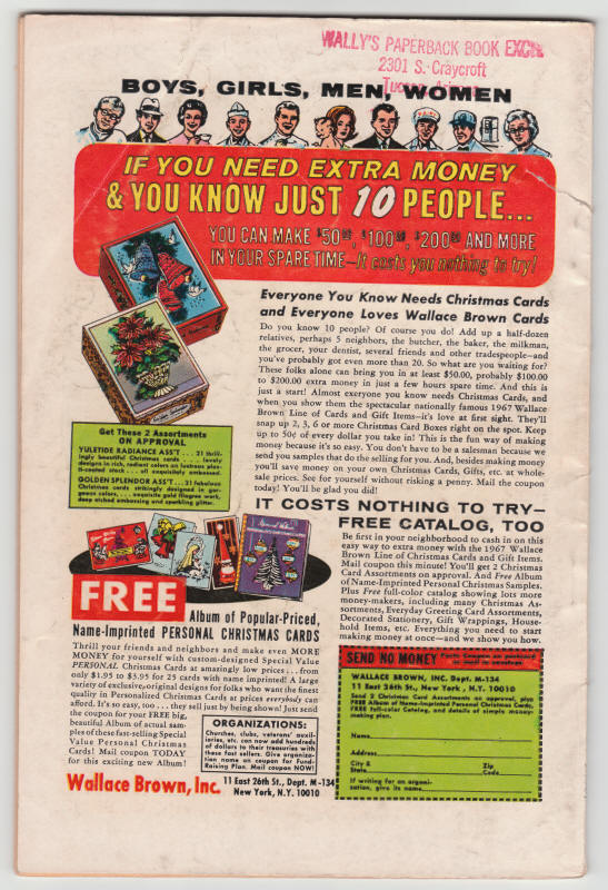 Marvel Collectors Item Classics #11 back cover