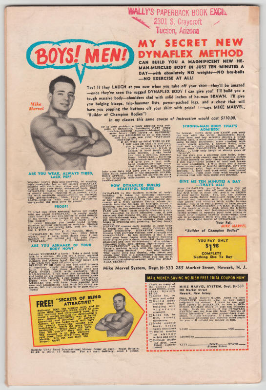 Marvel Collectors Item Classics #1 back cover