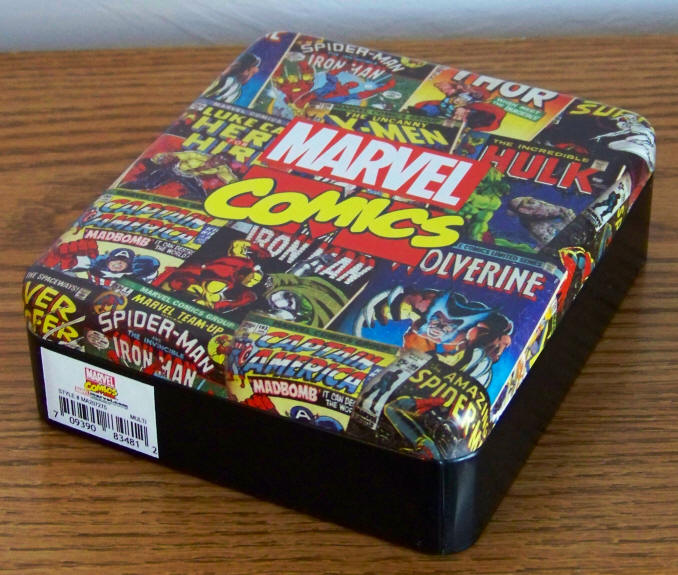 Marvel Comics Tin Side Top
