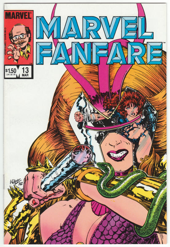 Marvel Fanfare #13 Black Widow front cover