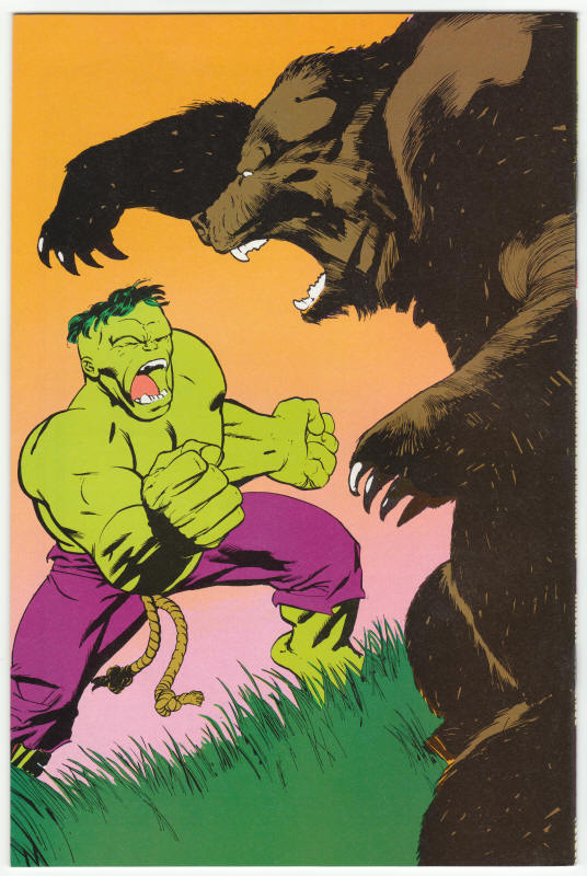 Marvel Fanfare #17 back cover