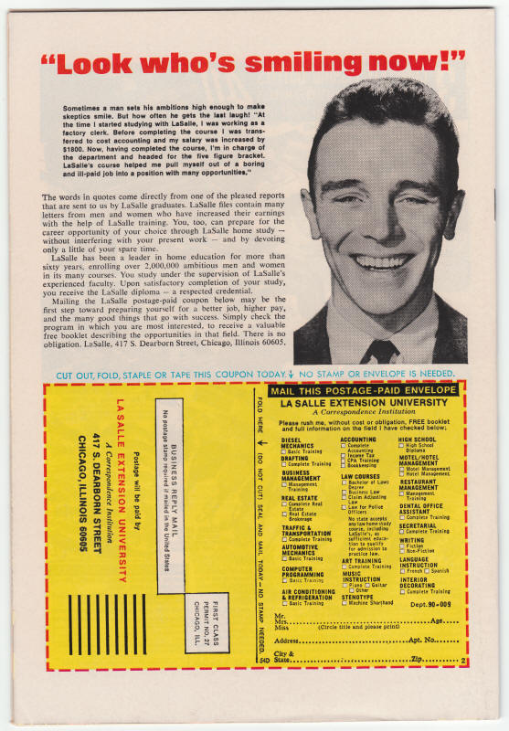 Marvel Feature 10 Ant Man back cover